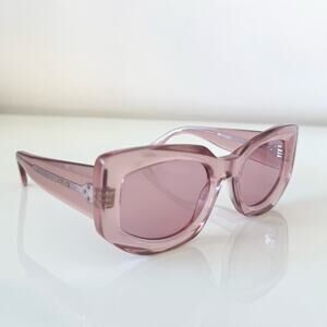 Celine CL40277I 72Y Cat Eye Sunglasses - Transparent Pink/Pink Celine CL40277F 72Y Transparent Pink/Pink 54-18-140  main image 3